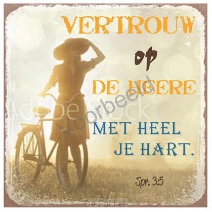 Vertrouw op de HEERE met heel je hart