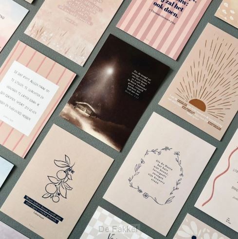 Bijbeltekstkaarten 2025 met blokje