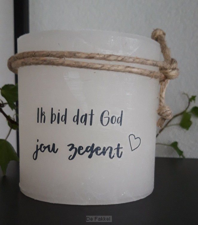 Windlicht Ik bid dat God jou zegent