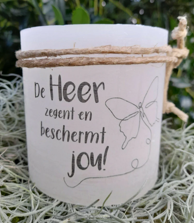 Windlicht De Heer zegent en beschermt