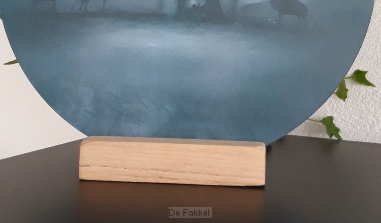 Houder, Kastanje hout 11,5 cm