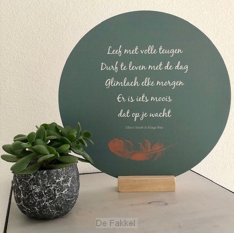 Muurcirkel Leef met volle teugen