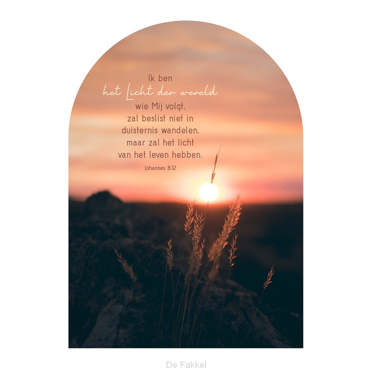 Muurvorm Licht van de wereld