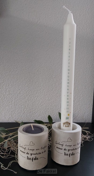 Kaarsenstandaard rustiek