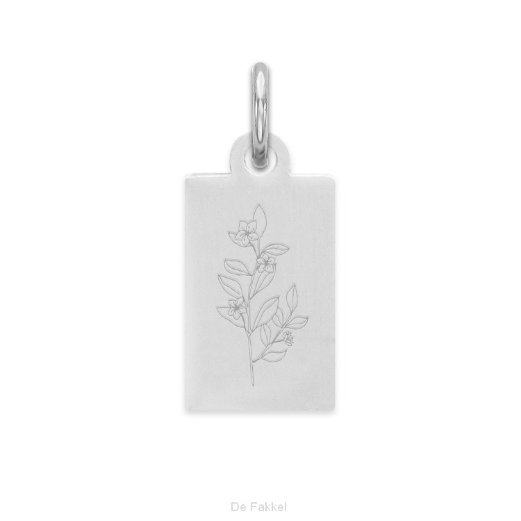 Hanger, zilver myrthe