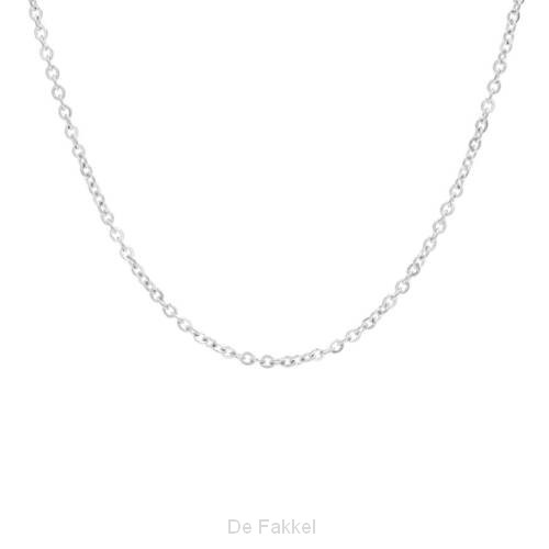 Ketting, Basic Zilver, 50-54cm