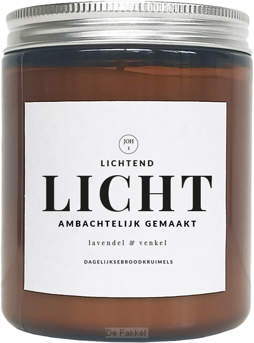 Geurkaars Lavendel & Venkel