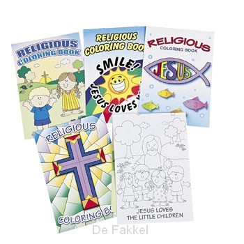 Religious coloring books set12