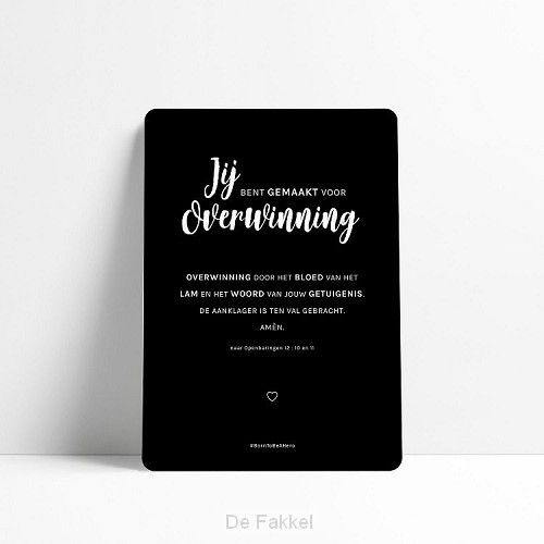 Jij bent gemaakt voor overwinning