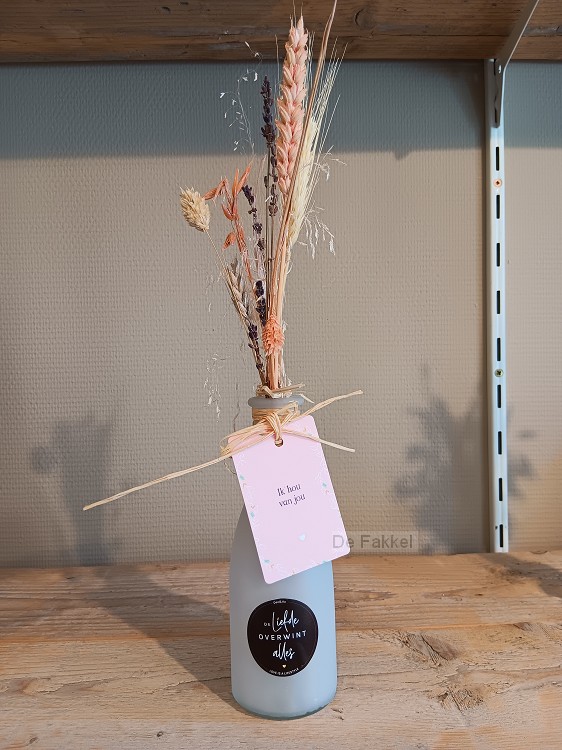 Melkwit Vaasje droogbloemen