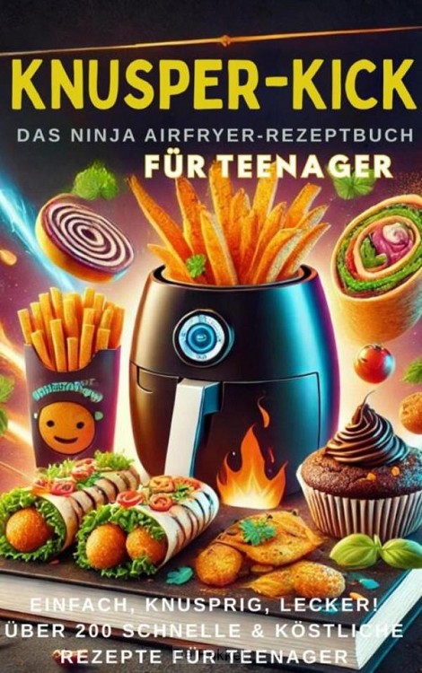 KNUSPER-KICK: Das Ninja Airfryer-Rezeptbuch - Einfach, knusprig, lecker![FARBAUSGABE]