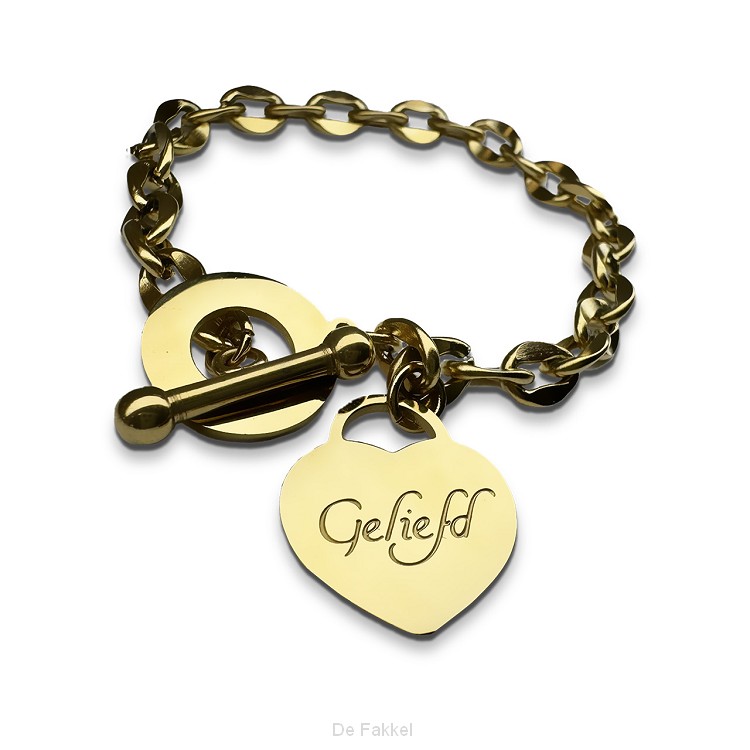 Armband geliefd - goud