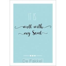 Cadeaubord it is well with my soul