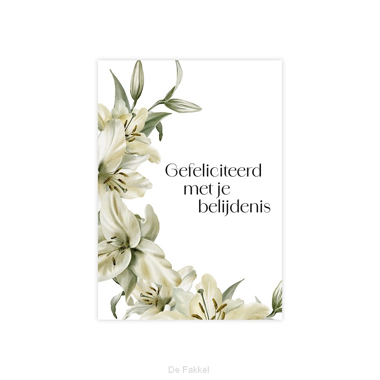 Voordeelkaart Gefeliciteerd met je belij