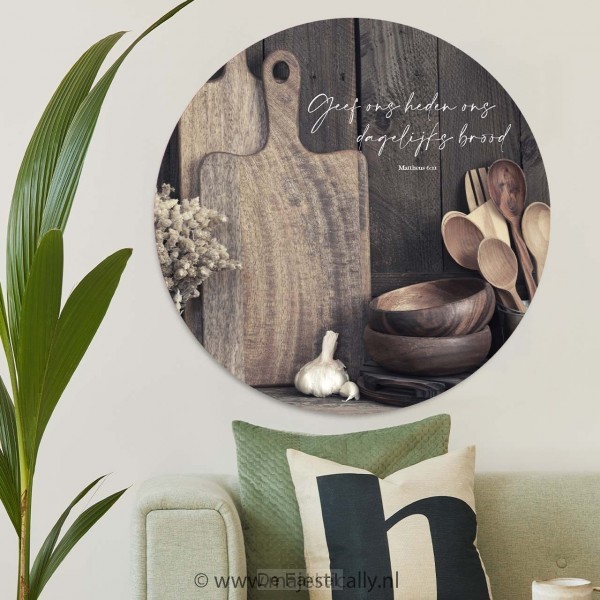 muurcirkel Dagelijks brood 60 cm