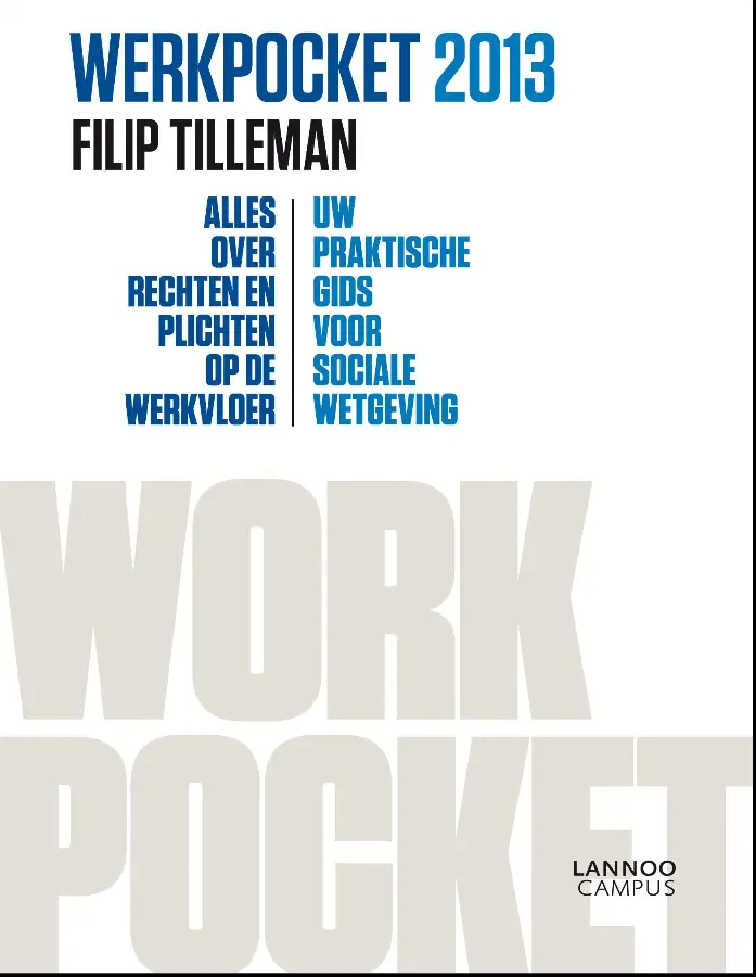 Werkpocket / 2013