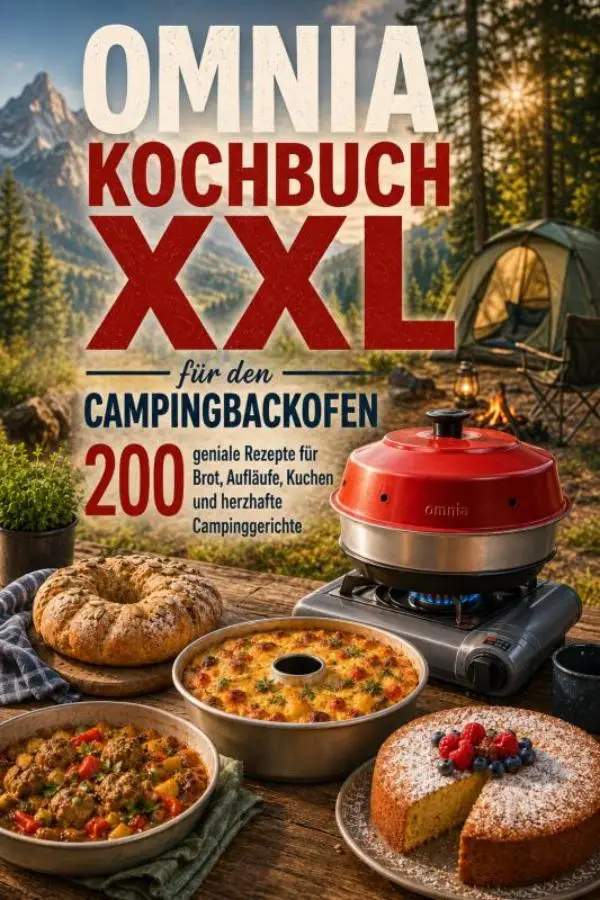 Omnia Kochbuch XXL für den Campingbackofen - 200 geniale Rezepte für Brot, Aufläufe, Kuchen und herzhafte Campinggerichte