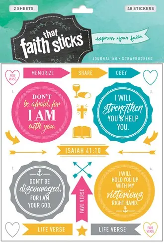 Stickers isaiah 41:10