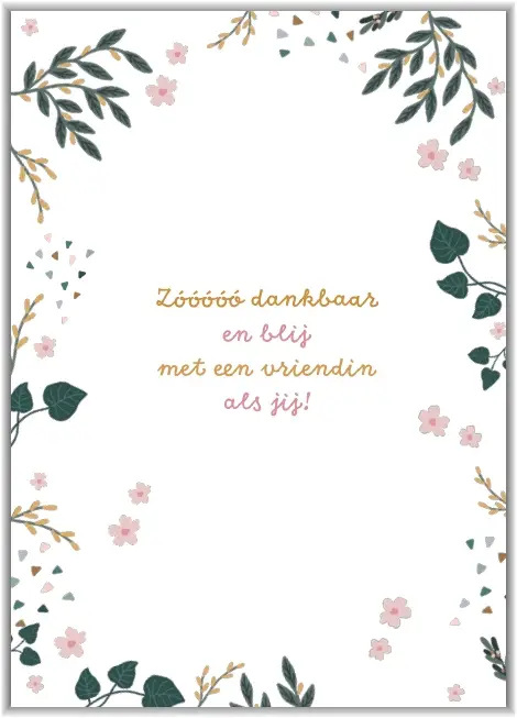 Zóóóóó dankbaar en blij