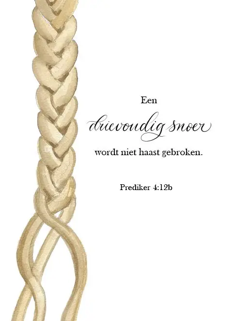 Een drievoudig snoer