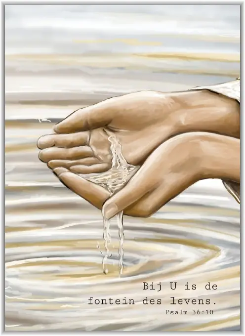 Kaartje A7 Bij U is de fontein