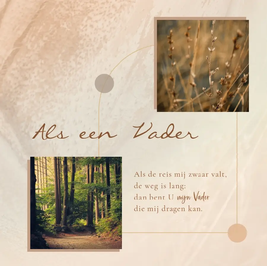 Enkele Kaart Als een Vader