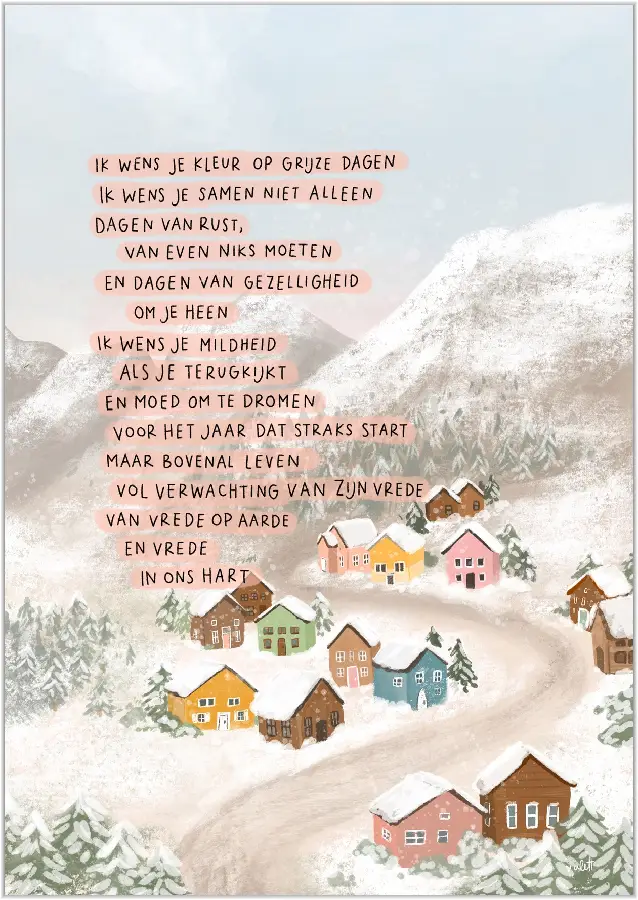 Ik wens je kleur op grijze dagen