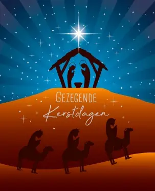 Hangdoosje Gezegende Kerstdagen