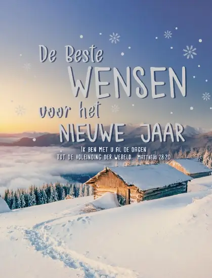 Hangdoosje Voorspoedig Nieuwjaar m/t