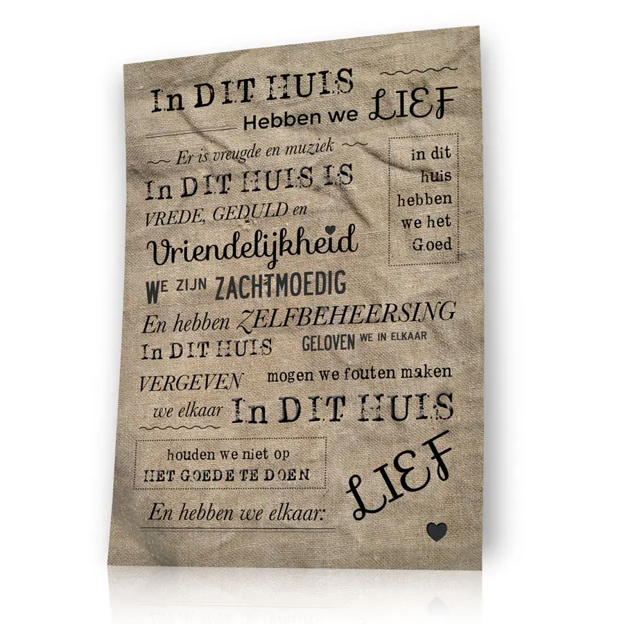 In dit huis, vrucht van de Geest