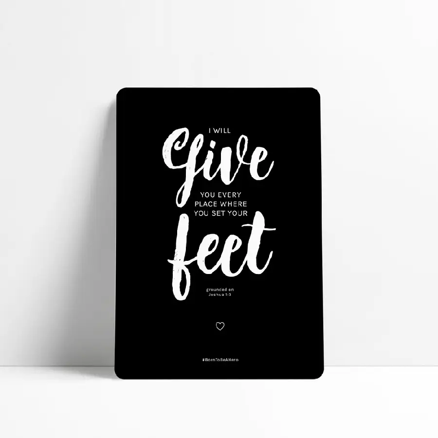 I will give you every place