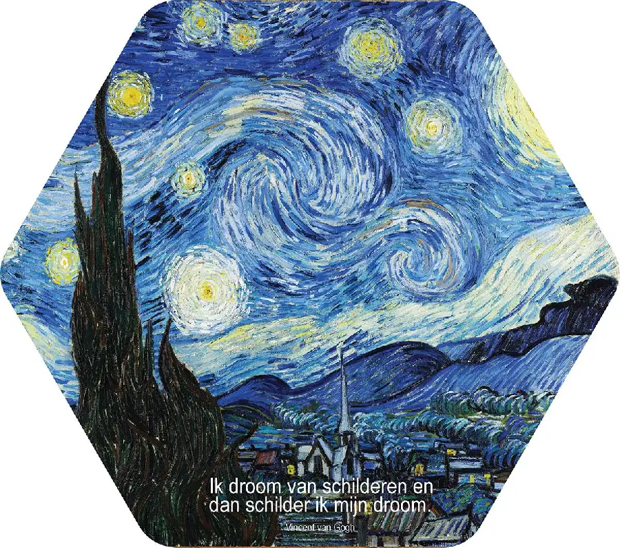 Ik droom. Sterrenacht Vincent van Gogh 1