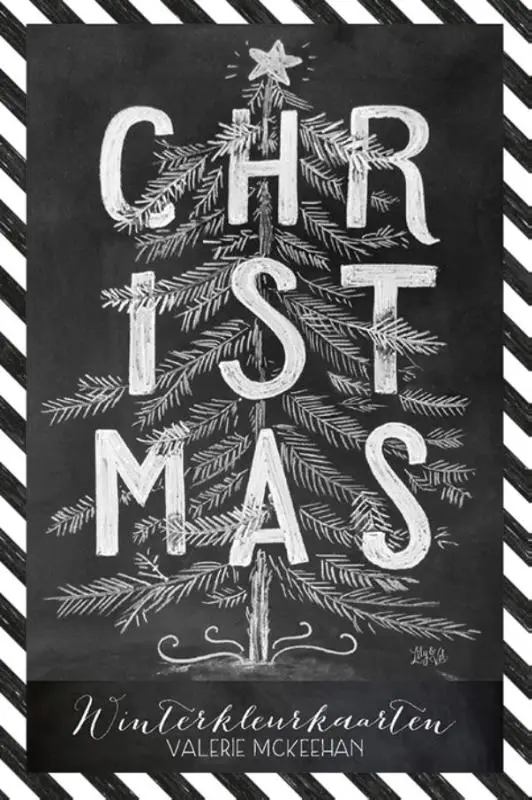 Christmas winterkleurkaarten