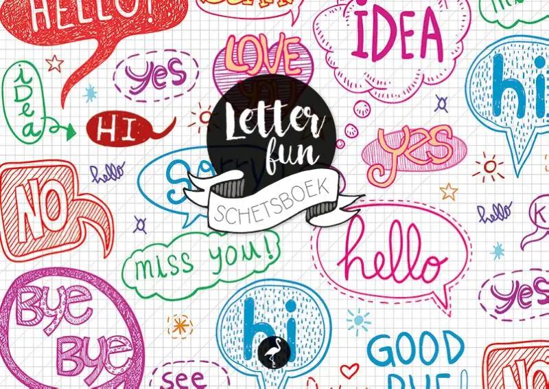 Letterfun schetsboek