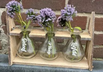 3 vaasjes in rekje Geloof Hoop Liefde