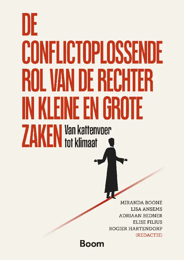 De conflictoplossende rol van de rechter in kleine en grote zaken