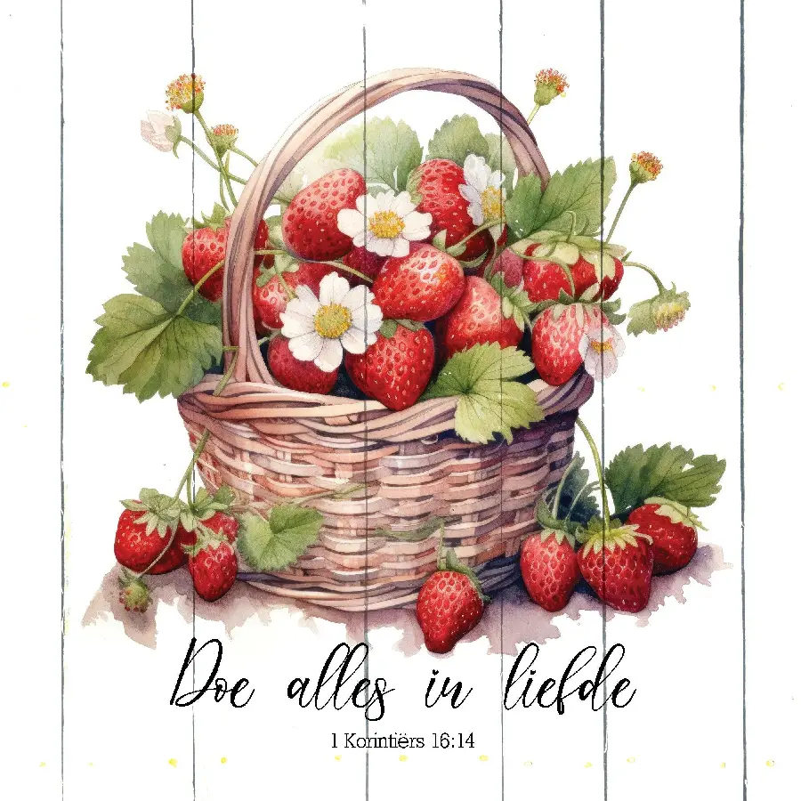 Hangbord doe alles in liefde