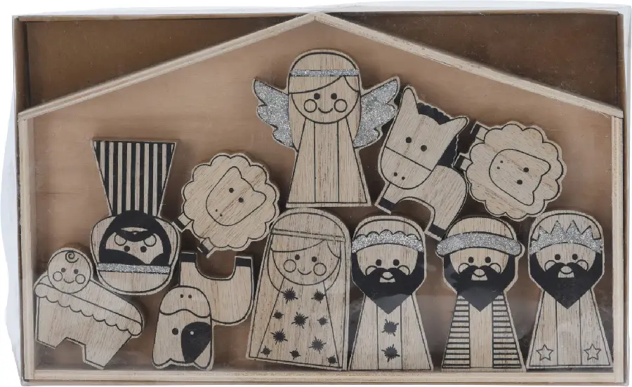 Nativity Stable natural colour - 2 desig